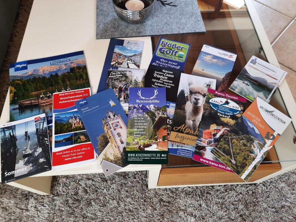 Ferienwohnung In Lechbruck Am See Im Schoenen Allgaeu, Nahe Fuessen Nur 300 M Vom See Bagian luar foto